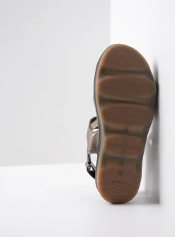 Sandalen<Wolky Medusa - brons leer bronsleer