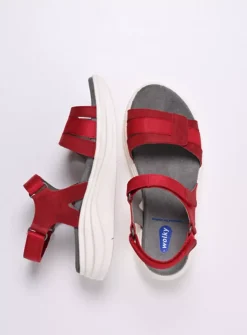 Sandalen<Wolky Miku - rood nubuck roodnubuck