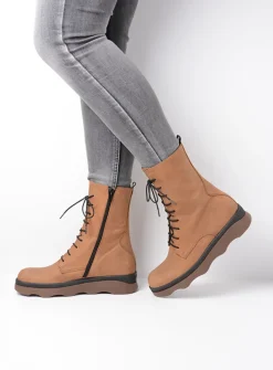 Veterlaarzen|Herfst/Winter<Wolky Mito - cognac nubuck cognacnubuck