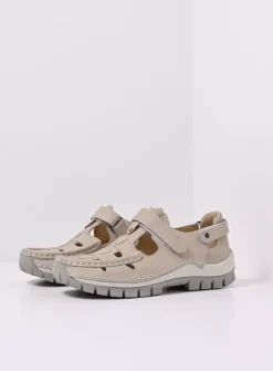 Bandschoenen<Wolky Move - gebroken wit nubuck gebrokenwitnubuck