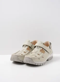 Bandschoenen<Wolky Move - offwhite leer offwhiteleer