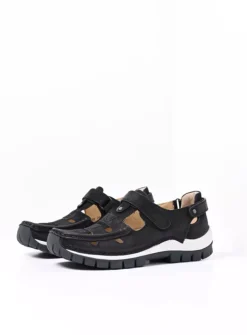 Bandschoenen<Wolky Move - zwart nubuck zwartnubuck