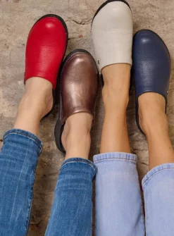 Klompen|Herfst/Winter<Wolky Multi Clog - brons leer bronsleer