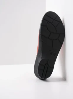Klompen|Herfst/Winter<Wolky Multi Clog - rood leer roodleer