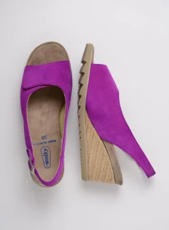 Sandalen<Wolky Murcia - fuchsia suede fuchsiasuede
