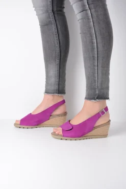 Sandalen<Wolky Murcia - fuchsia suede fuchsiasuede