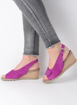 Sandalen<Wolky Murcia - fuchsia suede fuchsiasuede