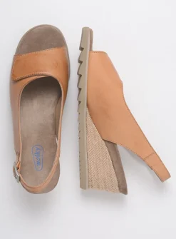 Sandalen<Wolky Murcia - naturel leer naturelleer