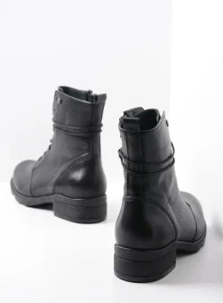 Herfst/Winter|Biker Boots<Wolky Murray HV - zwart leer zwartleer