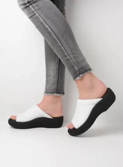 Slippers<Wolky Nassau - wit leer witleer
