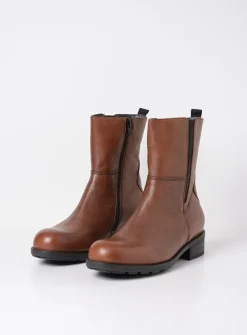 Halfhoge Laarzen|Herfst/Winter<Wolky Neola HV - 20430 cognac leer 20430cognacleer