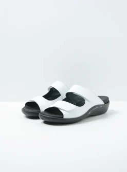 Slippers<Wolky Nepeta - wit leer witleer