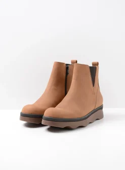 Herfst/Winter|Enkellaarsjes<Wolky Nigata - cognac nubuck cognacnubuck