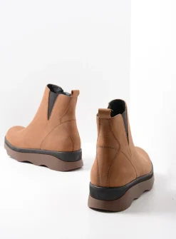 Herfst/Winter|Enkellaarsjes<Wolky Nigata - cognac nubuck cognacnubuck