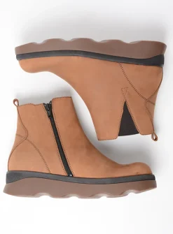 Herfst/Winter|Enkellaarsjes<Wolky Nigata - cognac nubuck cognacnubuck