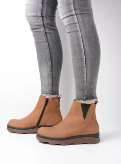 Herfst/Winter|Enkellaarsjes<Wolky Nigata - cognac nubuck cognacnubuck