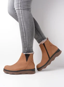 Herfst/Winter|Enkellaarsjes<Wolky Nigata - cognac nubuck cognacnubuck