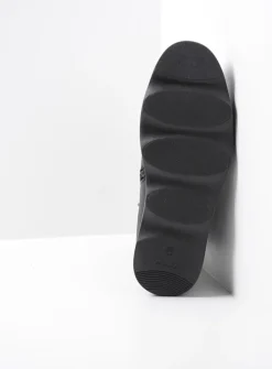 Herfst/Winter<Wolky Ogano - zwart leer zwartleer