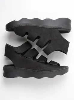 Sandalen<Wolky Oro - zwart nubuck zwartnubuck