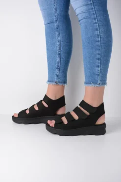 Sandalen<Wolky Oro - zwart nubuck zwartnubuck