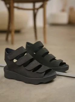 Sandalen<Wolky Oro - zwart nubuck zwartnubuck