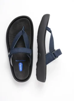 Slippers<Wolky Peace - blauw nubuck blauwnubuck