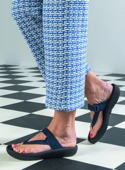 Slippers<Wolky Peace - blauw nubuck blauwnubuck