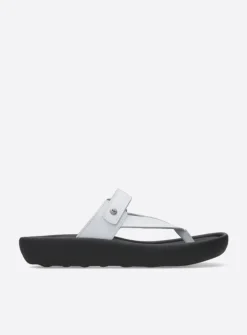 Slippers<Wolky Peace - wit leer witleer