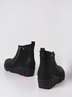 Herfst/Winter|Enkellaarsjes<Wolky Phoenix HV - zwart nubuck zwartnubuck