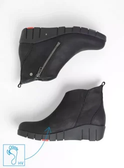 Herfst/Winter|Enkellaarsjes<Wolky Phoenix HV - zwart nubuck zwartnubuck