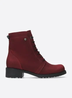 Veterlaarzen|Herfst/Winter<Wolky Quinta F2F - bordeauxrood nubuck bordeauxroodnubuck