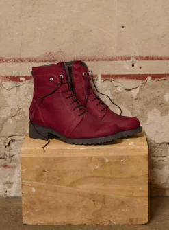 Veterlaarzen|Herfst/Winter<Wolky Quinta F2F - bordeauxrood nubuck bordeauxroodnubuck