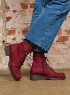 Veterlaarzen|Herfst/Winter<Wolky Quinta F2F - bordeauxrood nubuck bordeauxroodnubuck