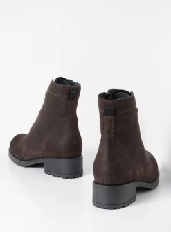 Veterlaarzen|Halfhoge Laarzen<Wolky Quinta F2F - bruin nubuck bruinnubuck
