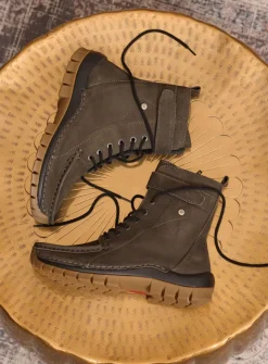 Hoge Veterschoenen|Veterlaarzen<Wolky Reach - asfalt nubuck asfaltnubuck
