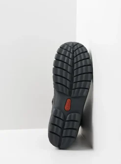 Hoge Veterschoenen|Veterlaarzen<Wolky Reach - zwart leer zwartleer