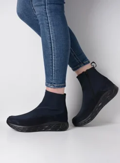 Wandelschoenen|Sneakers<Wolky Rebound S2F - blauw stretch suede blauwstretchsuede