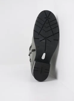 Veterlaarzen|Halfhoge Laarzen<Wolky Rimbley - castor grey leer castorgreyleer