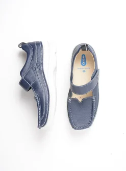 Herfst/Winter|Bandschoenen<Wolky Roll Combi - blauw leer blauwleer