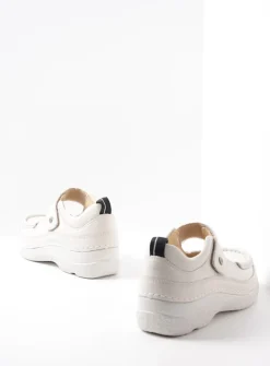 Herfst/Winter|Bandschoenen<Wolky Roll Combi - creme wit leer cremewitleer