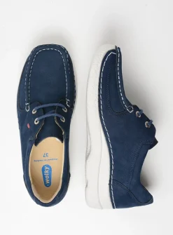 Lage Veterschoenen<Wolky Roll Shoe - denim nubuck denimnubuck