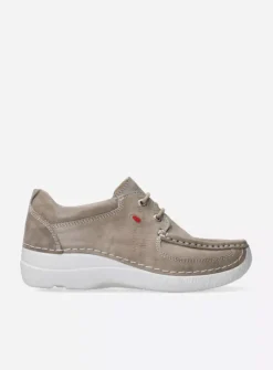 Lage Veterschoenen<Wolky Roll Shoe - safari effectleer safarieffectleer