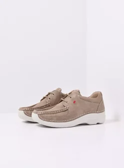 Lage Veterschoenen<Wolky Roll Shoe - safari effectleer safarieffectleer