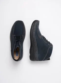 Hoge Veterschoenen|Herfst/Winter<Wolky Roll Shoot - blauw nubuck blauwnubuck