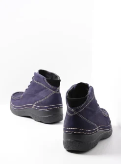 Hoge Veterschoenen|Herfst/Winter<Wolky Roll Shoot - paars nubuck paarsnubuck