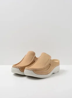 Slippers|Klompen<Wolky Roll Slide - beige nubuck beigenubuck