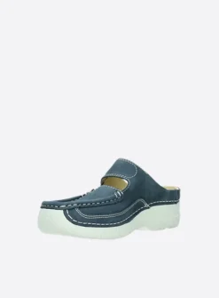 Slippers|Klompen<Wolky Roll Slipper - denim nubuck denimnubuck