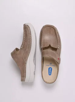 Slippers|Klompen<Wolky Roll Slipper - safari effectleer safarieffectleer