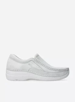 Instappers<Wolky Roll Sneaker - gebroken wit effectleer gebrokenwiteffectleer