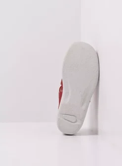 Klompen|Slippers<Wolky Roll Talaria - rood leer roodleer